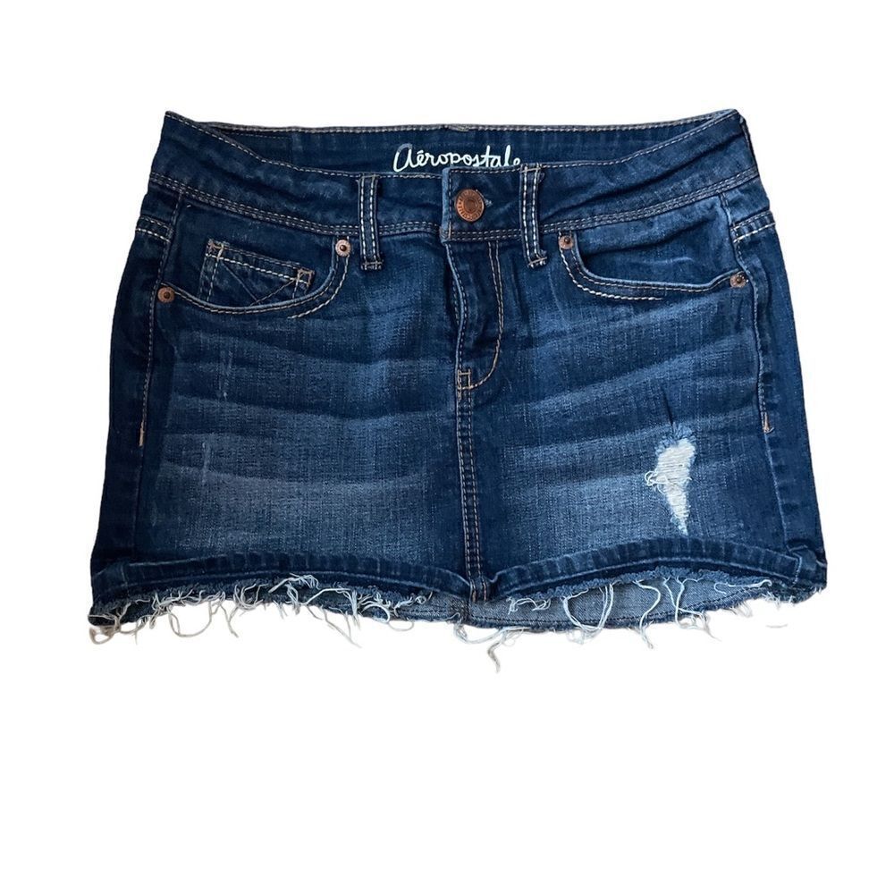 Aeropostale denim skirt size 0